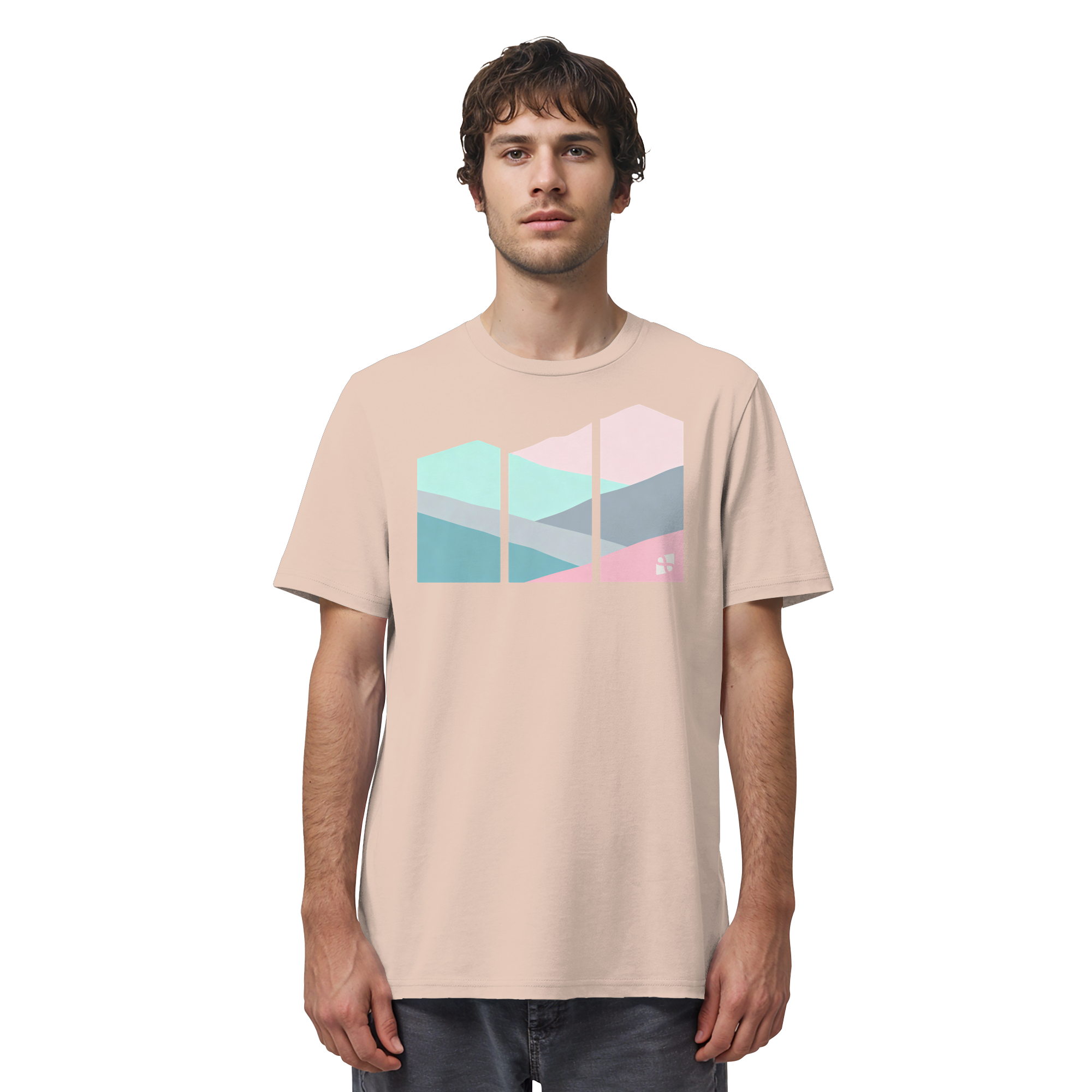 Pastell Mountain - Organic Shirt
