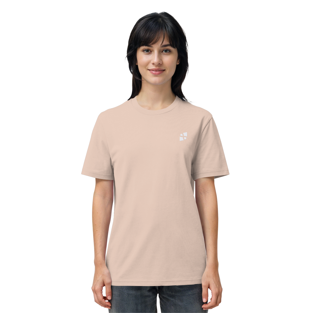 WTF - "Wear The Fair" Print mit besticktem Emblem - Organic Shirt