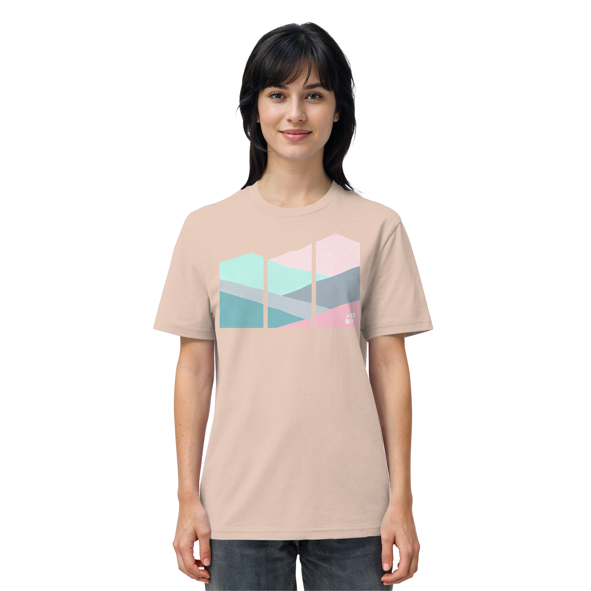 Pastell Mountain - Organic Shirt
