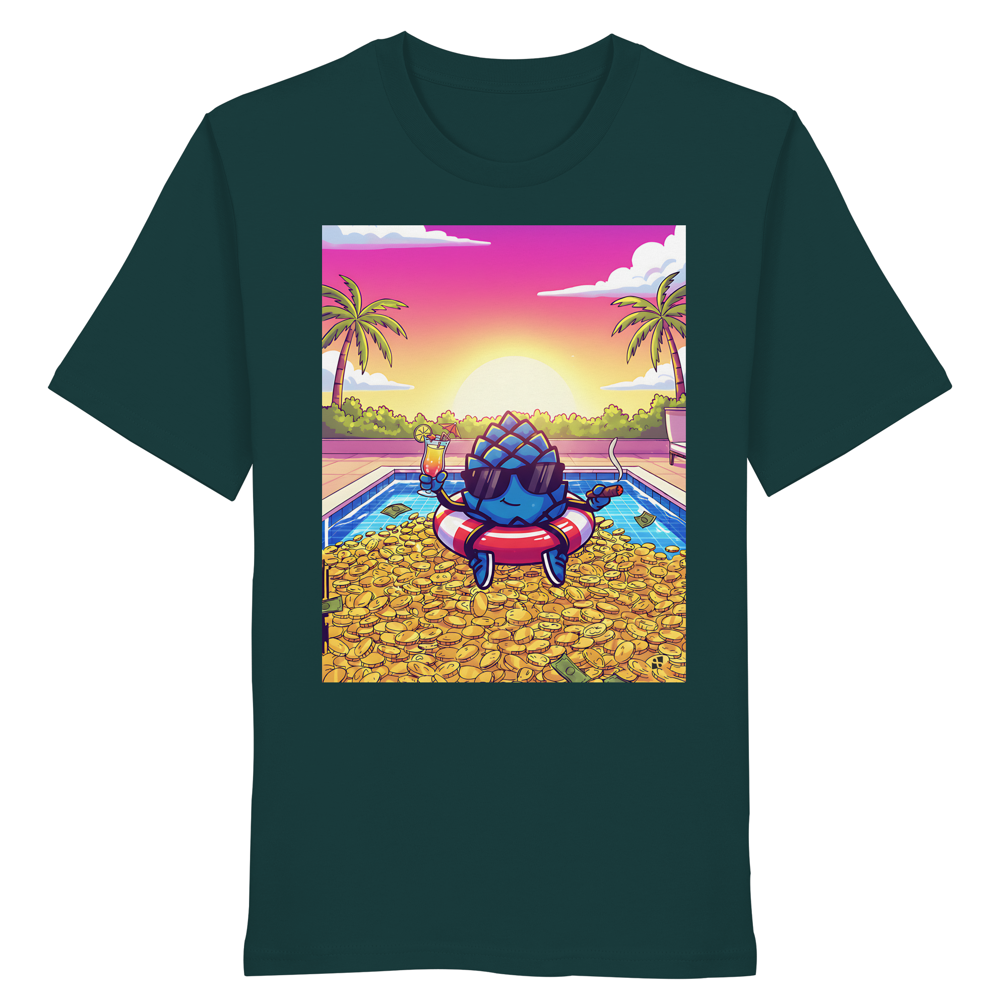 Zirbinator Money & Gold - Organic Shirt