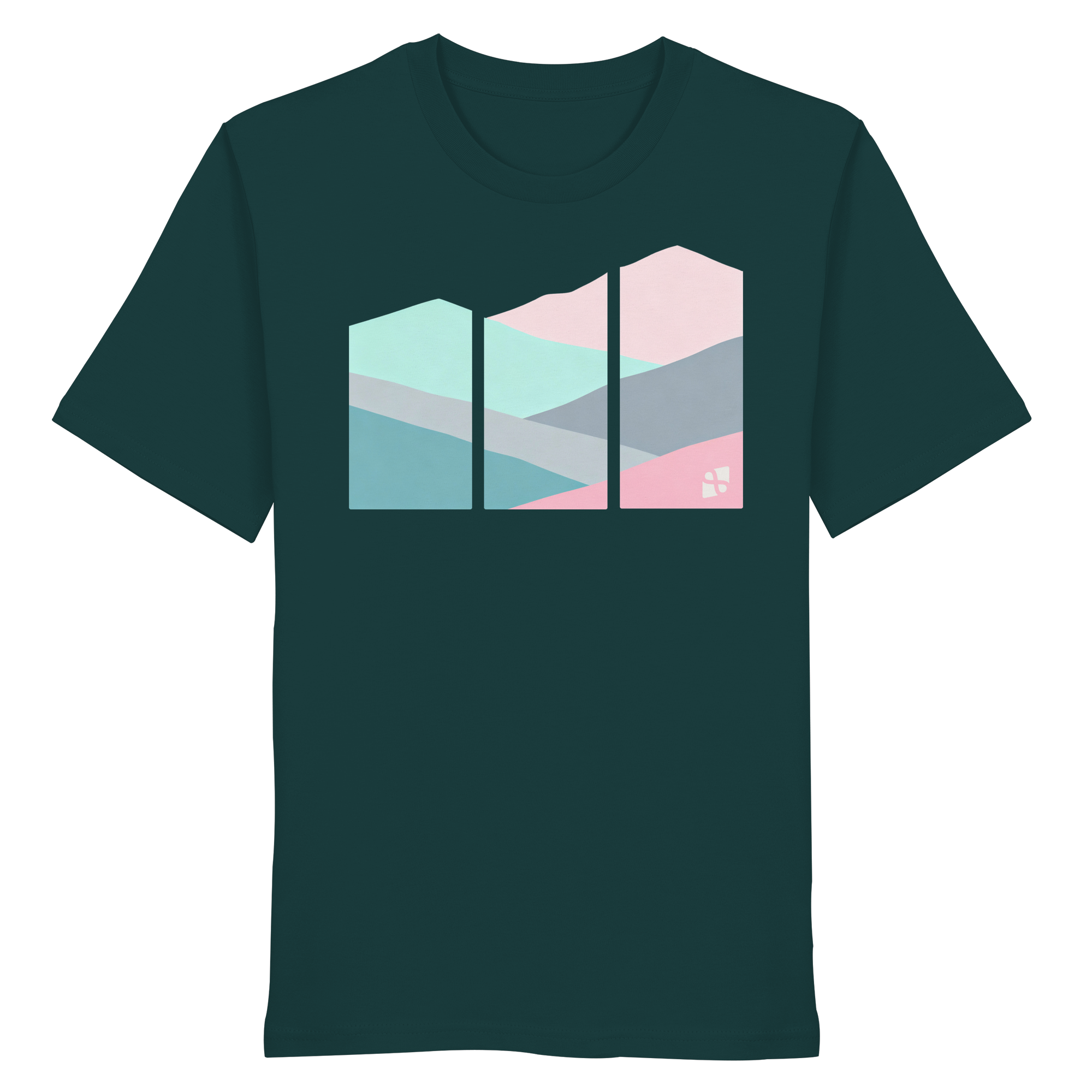 Pastell Mountain - Organic Shirt