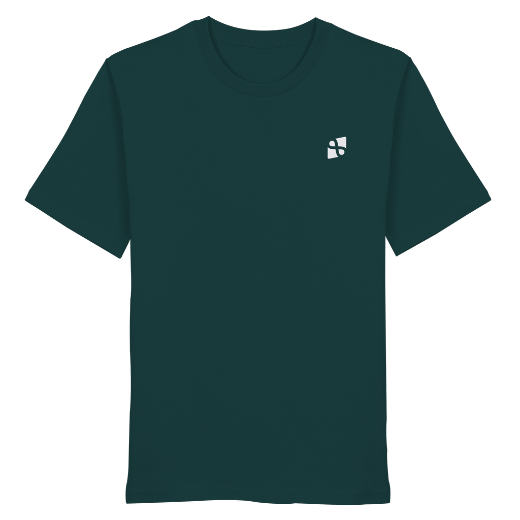 Tannenhäher mit Zirbelnuss + Emblem Stick - Organic Shirt