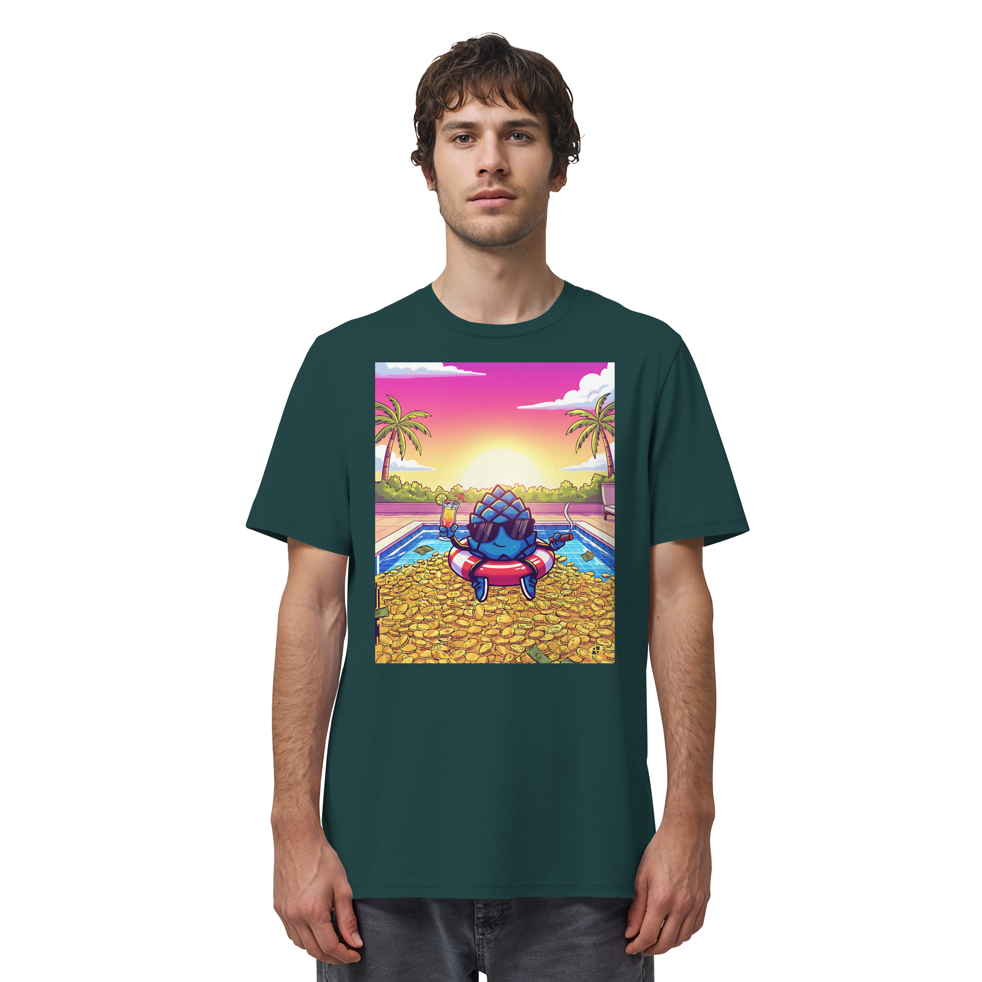 Zirbinator Money & Gold - Organic Shirt