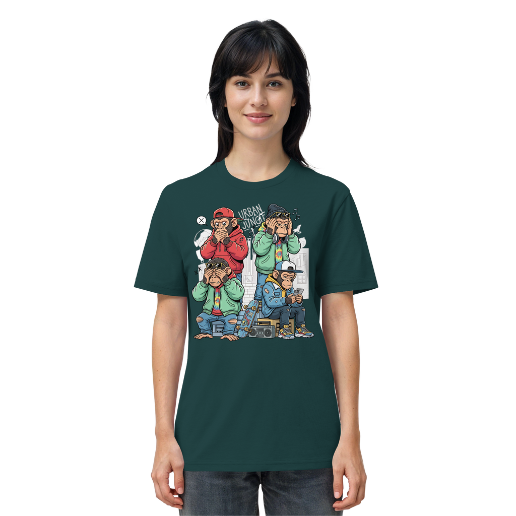 Die vier Stadtaffen - Organic Shirt