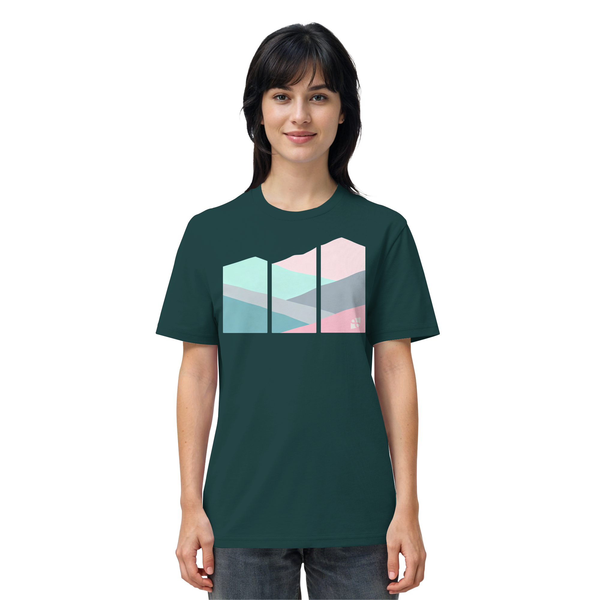 Pastell Mountain - Organic Shirt