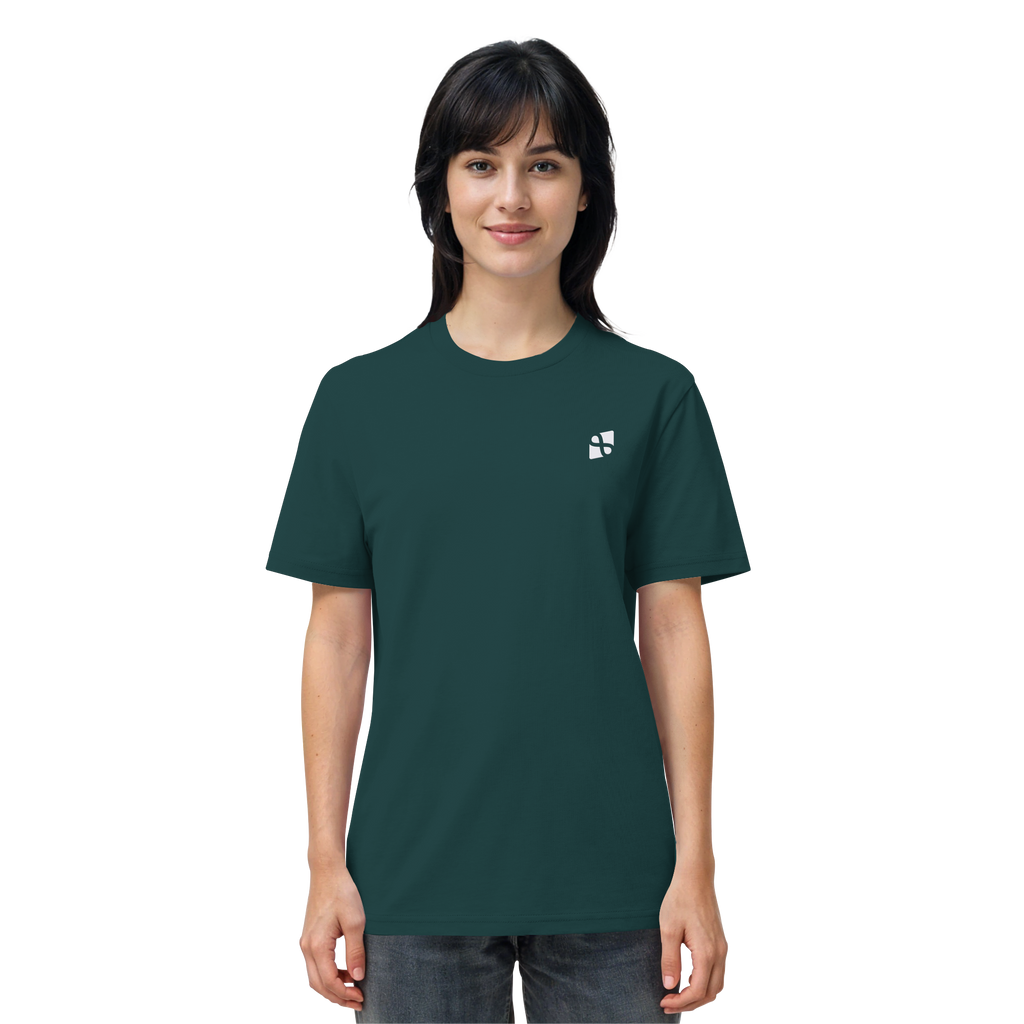 Tannenhäher mit Zirbelnuss + Emblem Stick - Organic Shirt