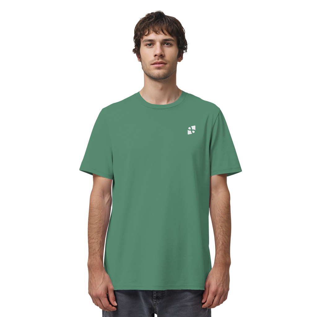 Tannenhäher mit Zirbelnuss + Emblem Stick - Organic Shirt