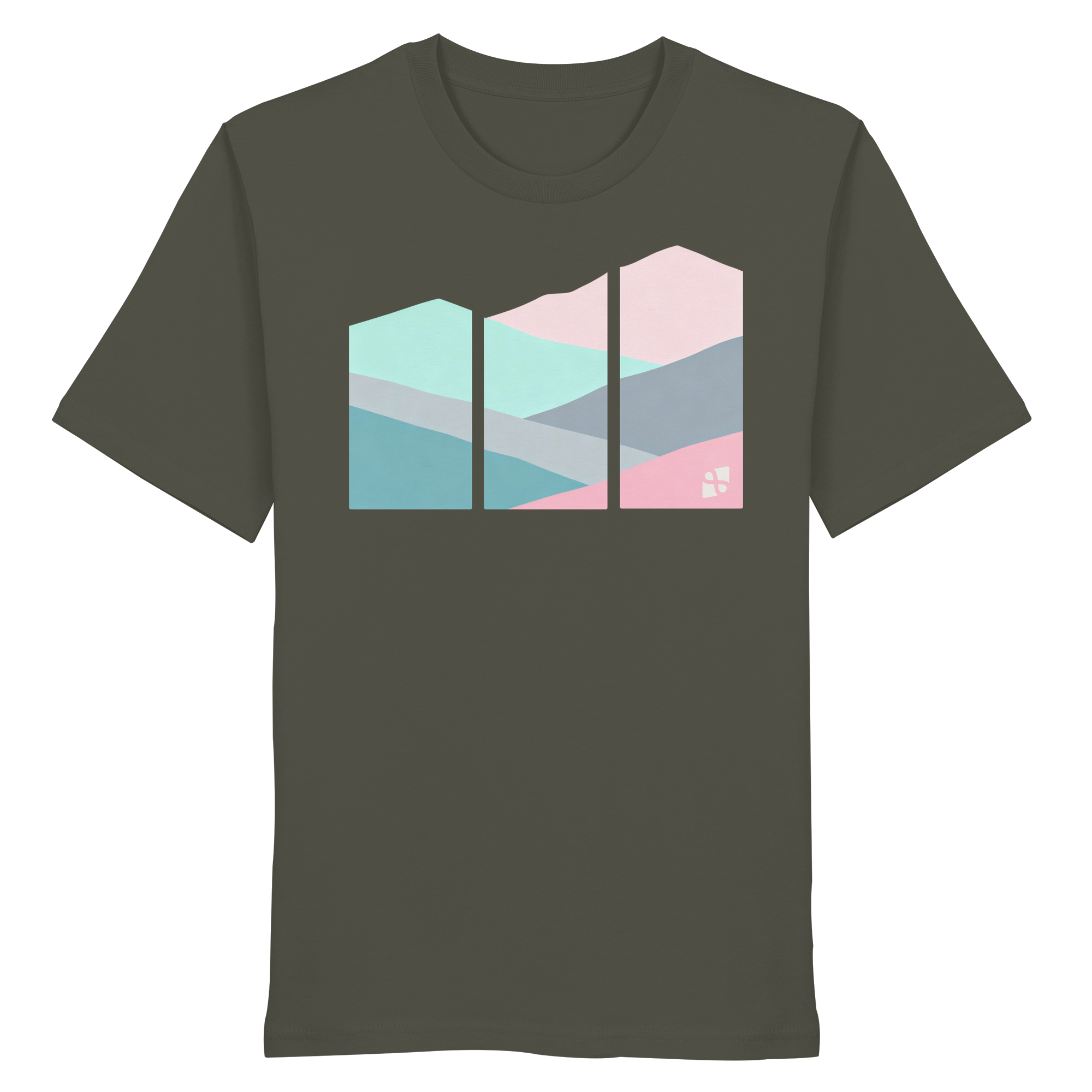 Pastell Mountain - Organic Shirt