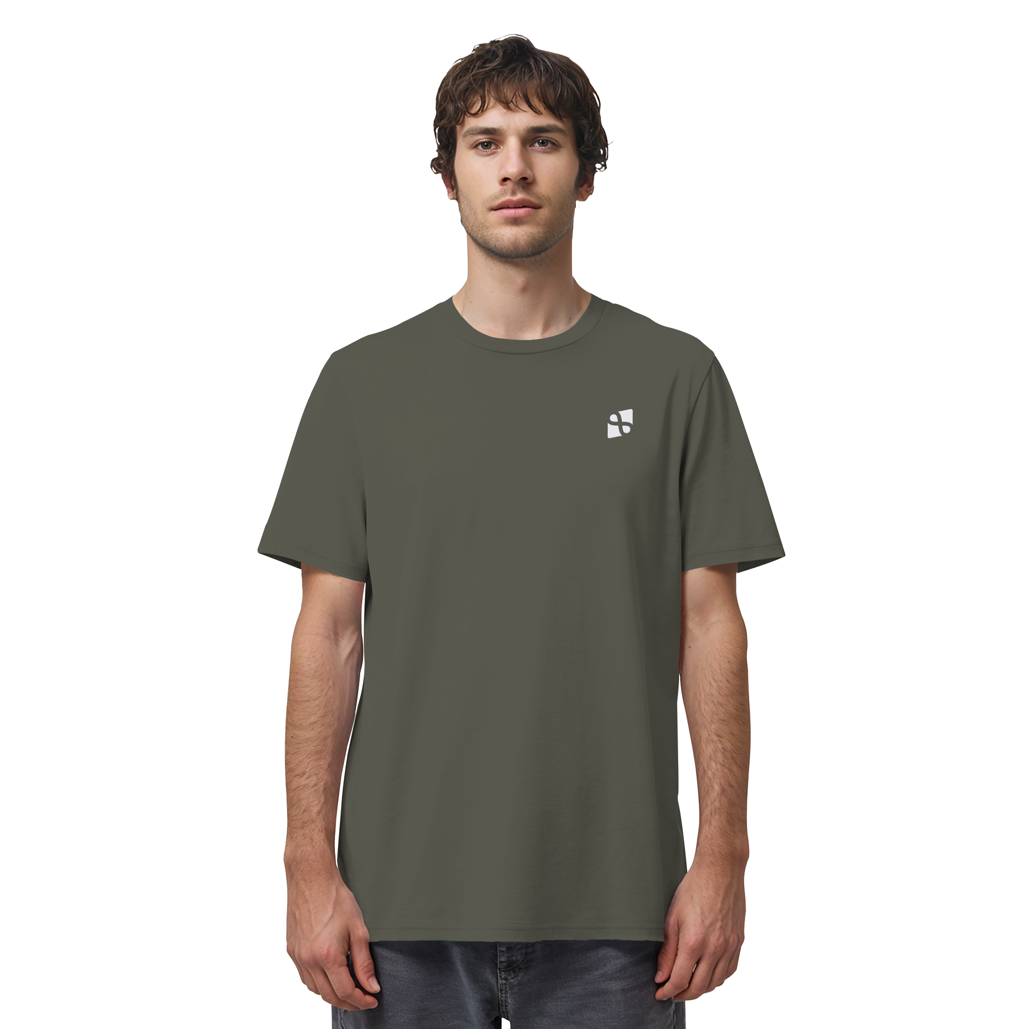WTF - "Wear The Fair" Print mit besticktem Emblem - Organic Shirt