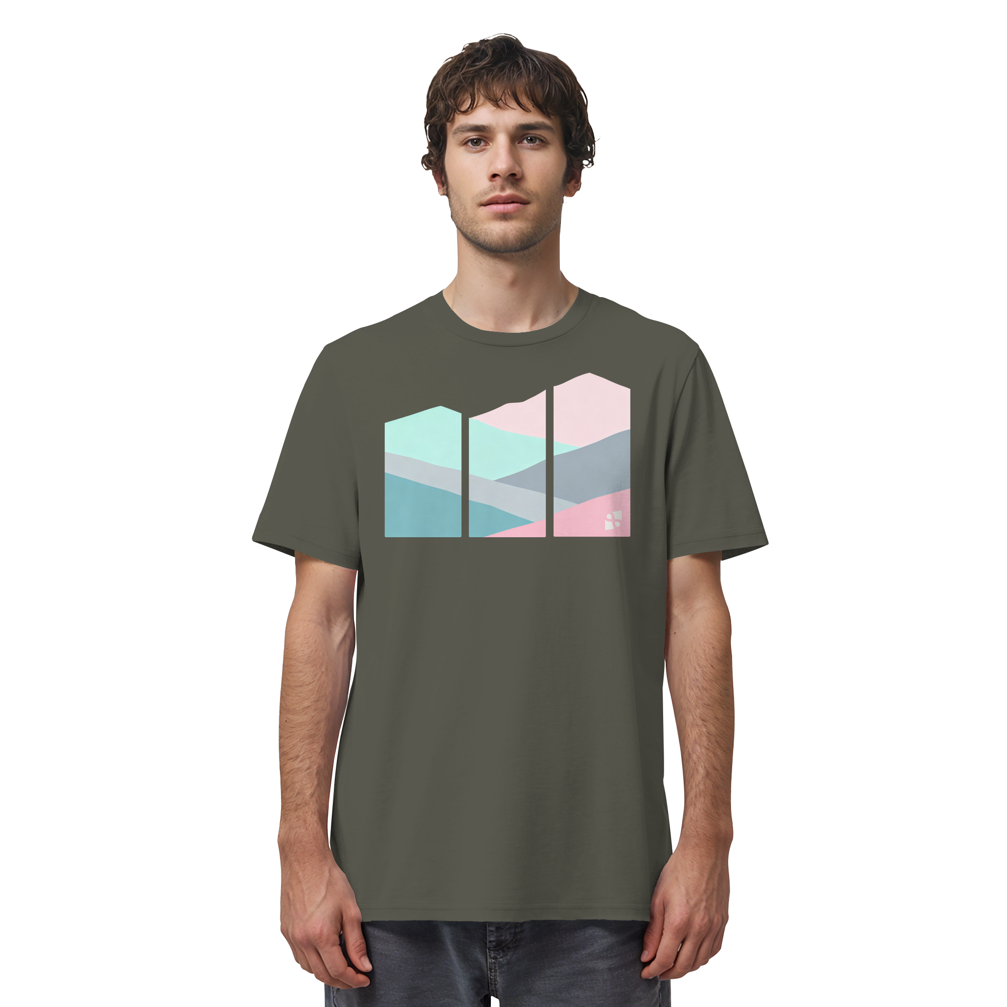 Pastell Mountain - Organic Shirt