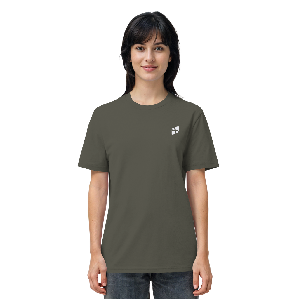 WTF - "Wear The Fair" Print mit besticktem Emblem - Organic Shirt