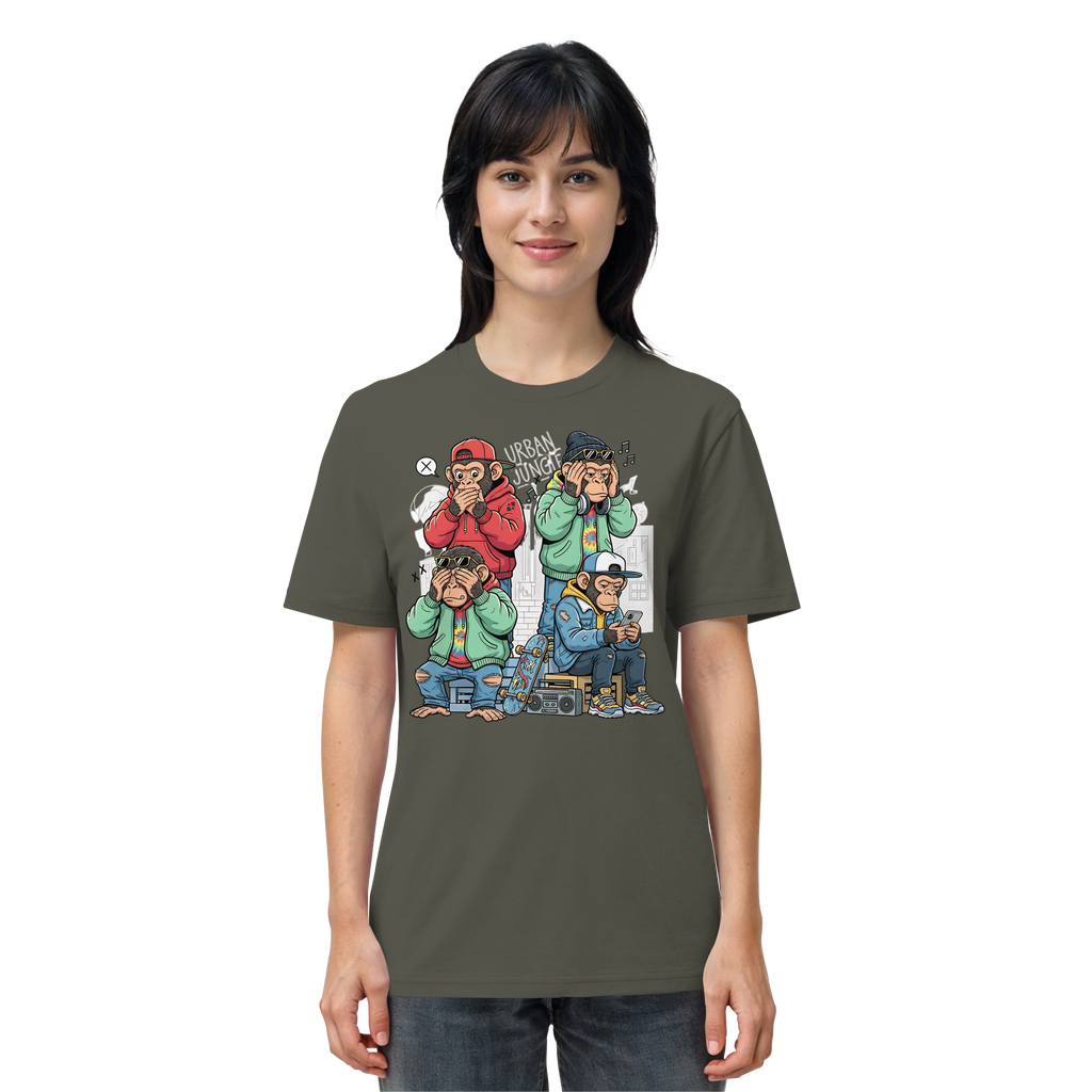Die vier Stadtaffen - Organic Shirt