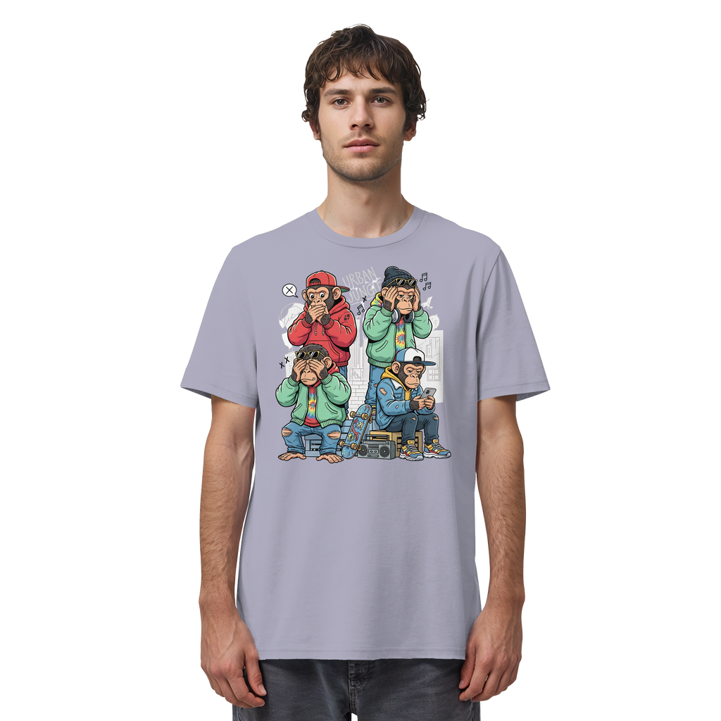 Die vier Stadtaffen - Organic Shirt