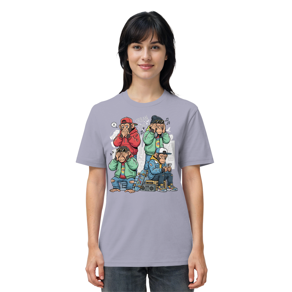 Die vier Stadtaffen - Organic Shirt