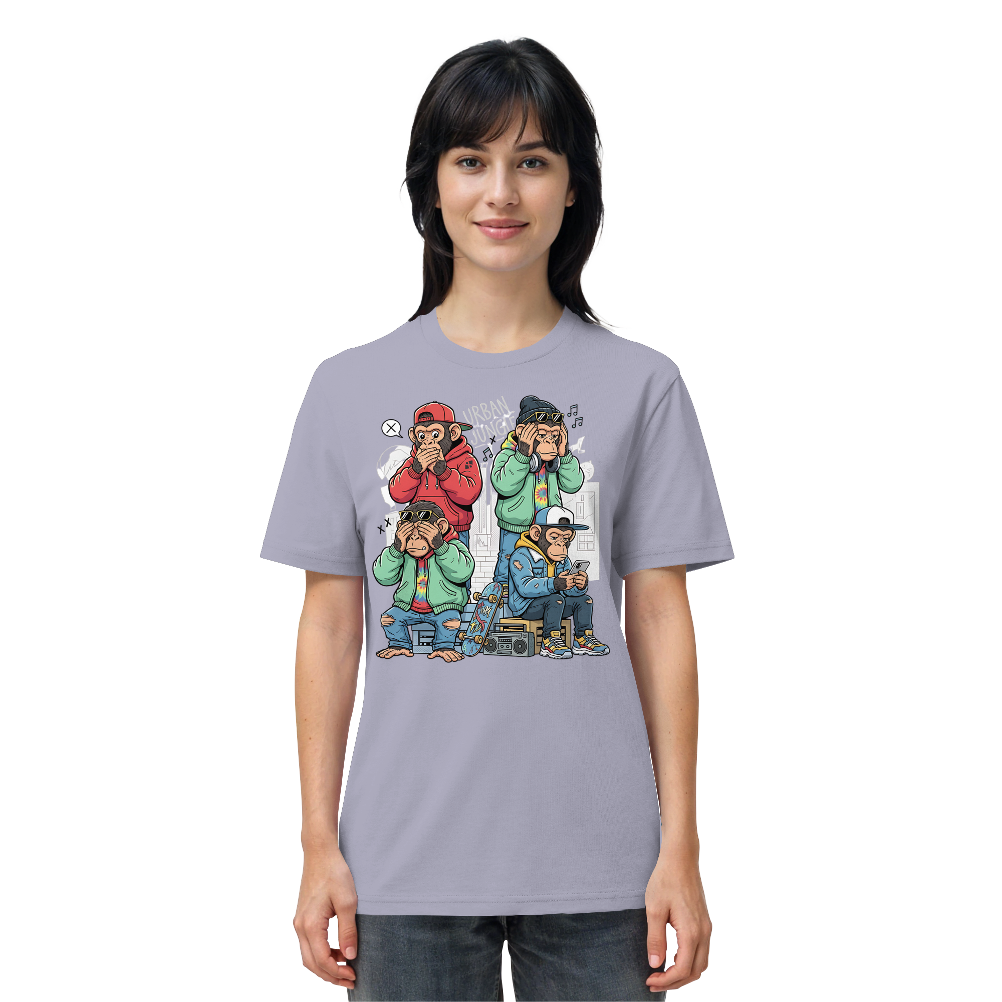 Die vier Stadtaffen - Organic Shirt