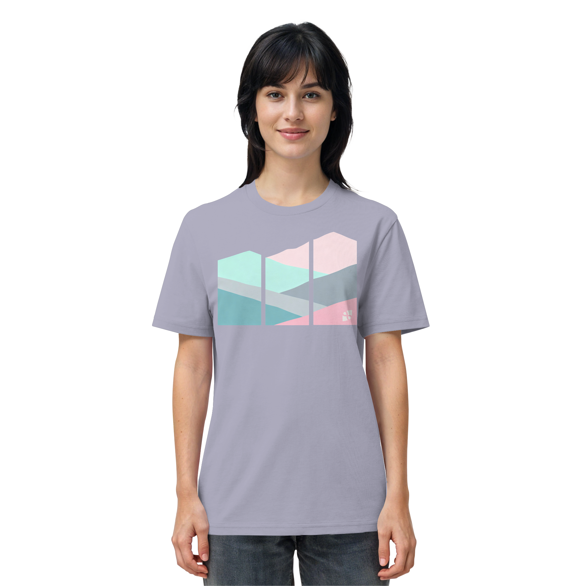 Pastell Mountain - Organic Shirt