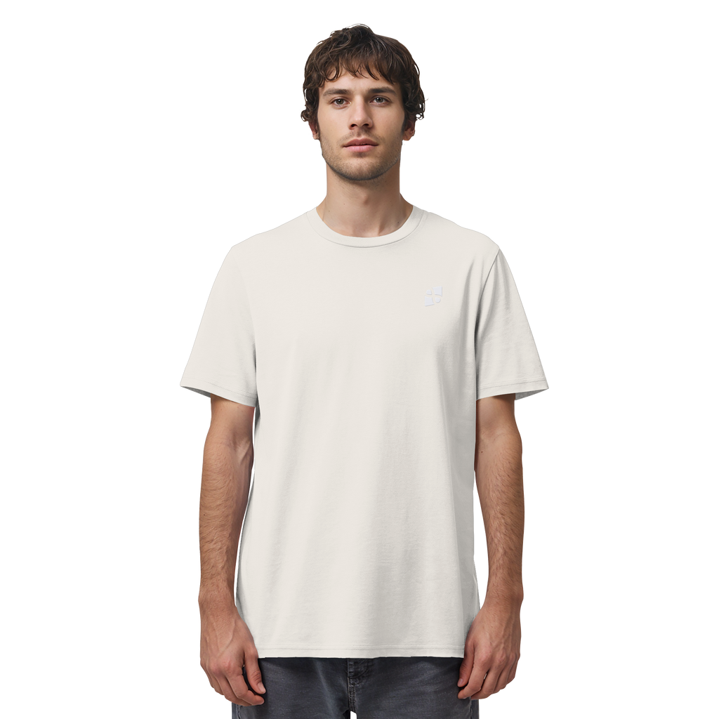 WTF - "Wear The Fair" Print mit besticktem Emblem - Organic Shirt