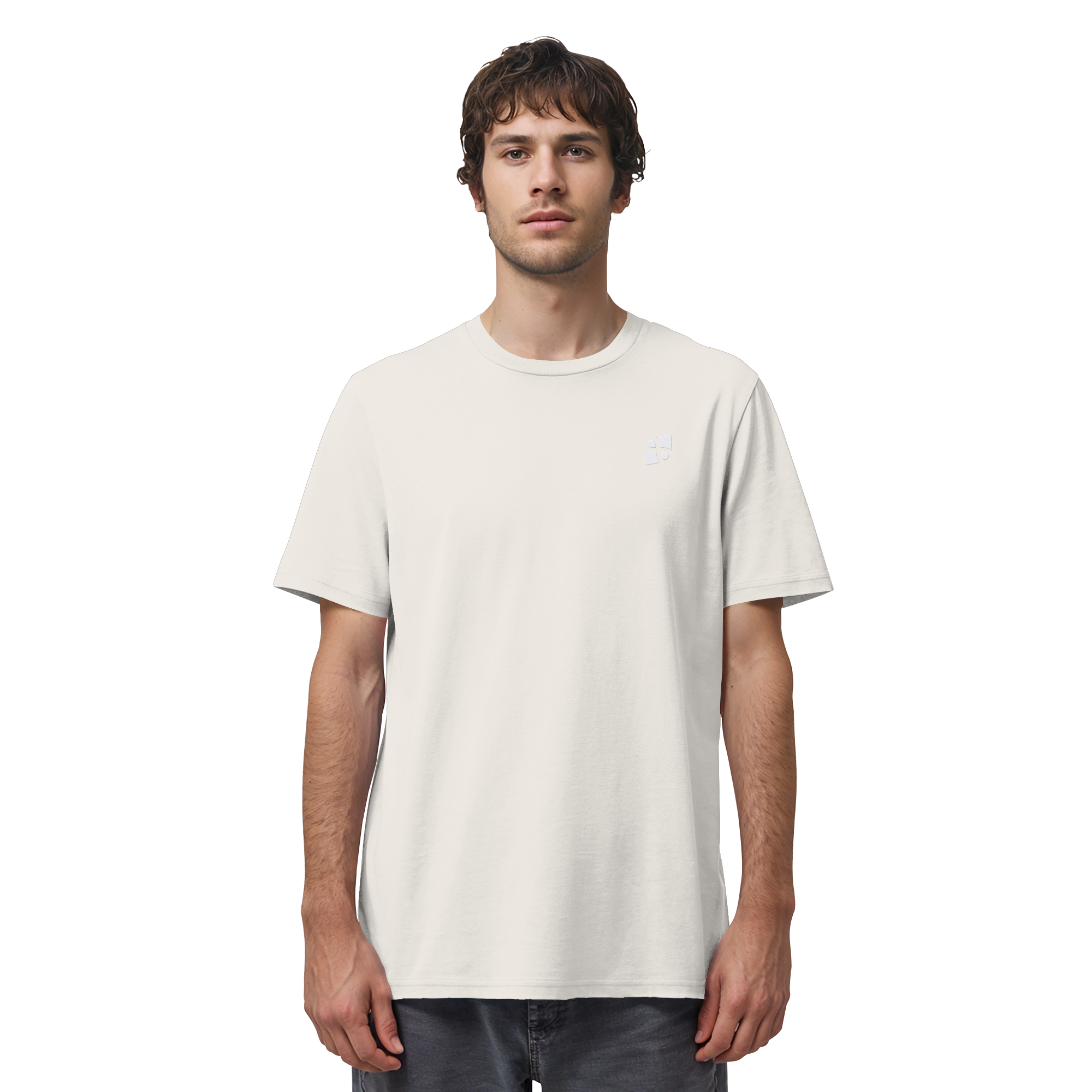 WTF - "Wear The Fair" Print mit besticktem Emblem - Organic Shirt