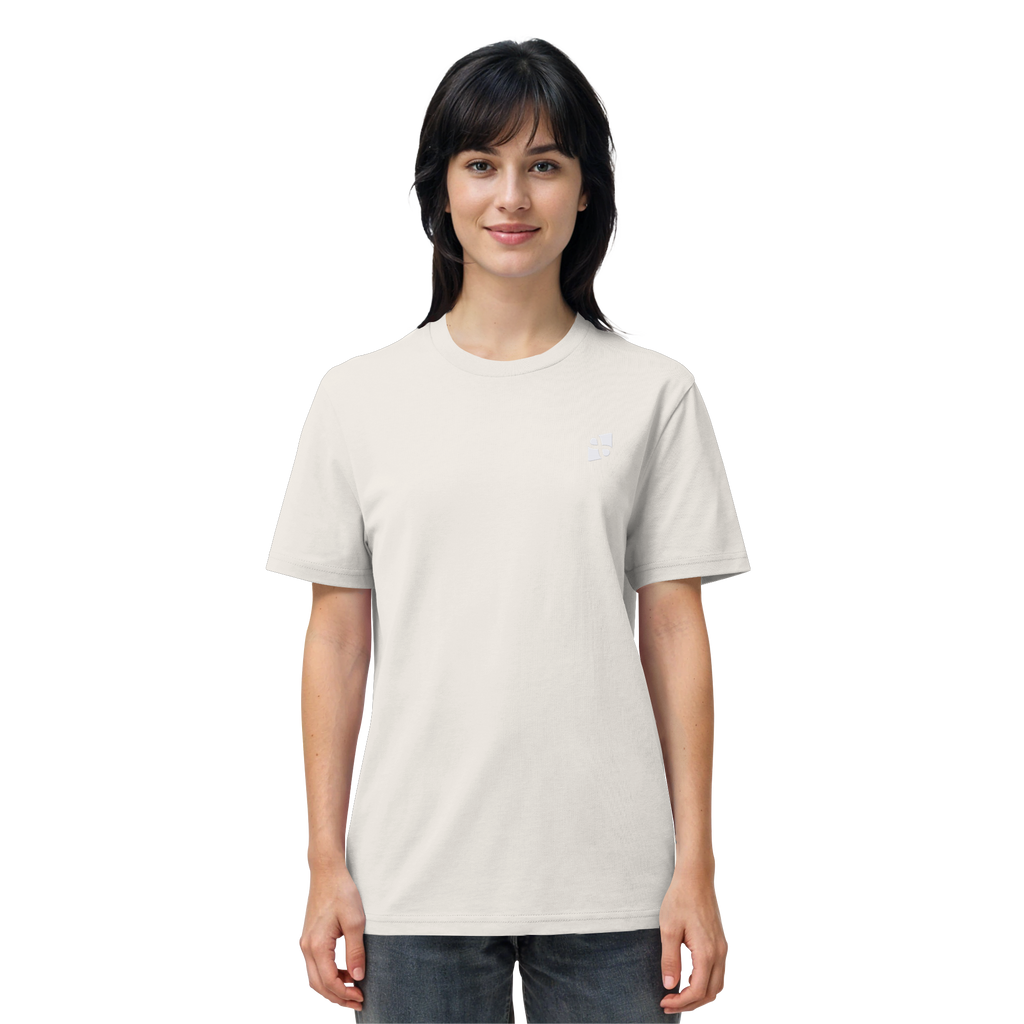 WTF - "Wear The Fair" Print mit besticktem Emblem - Organic Shirt