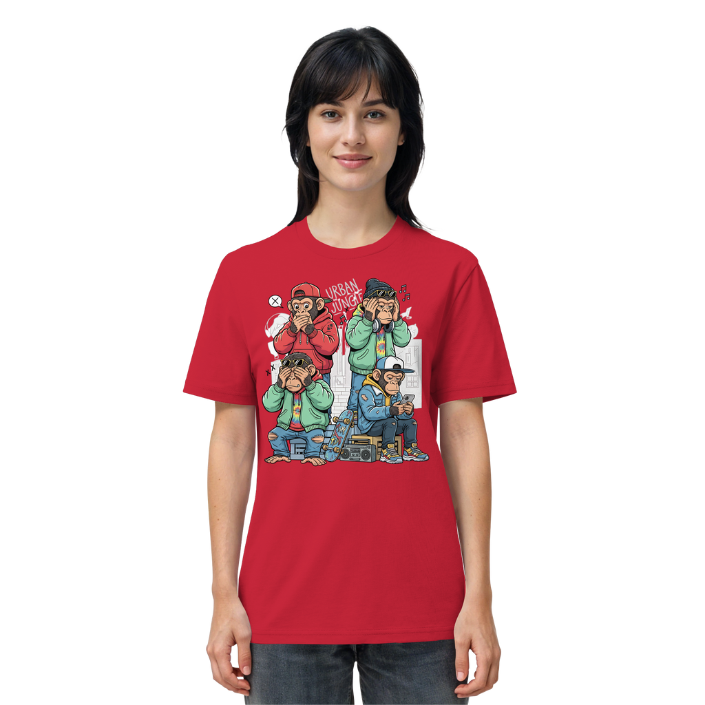 Die vier Stadtaffen - Organic Shirt