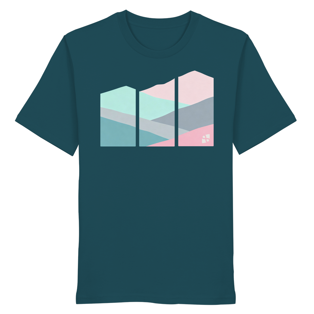 Pastell Mountain - Organic Shirt