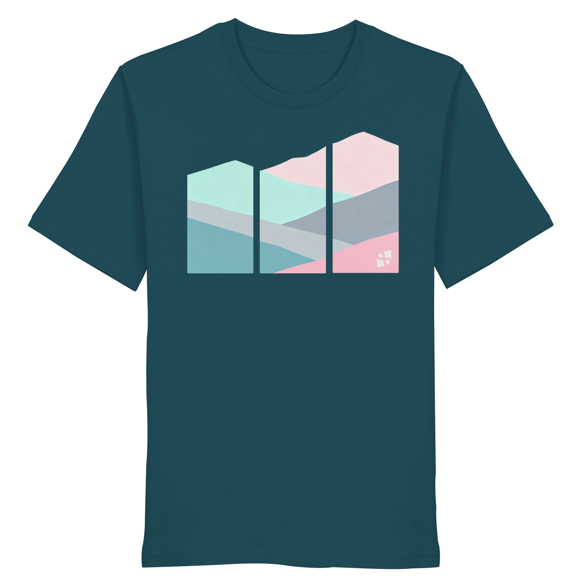 Pastell Mountain - Organic Shirt