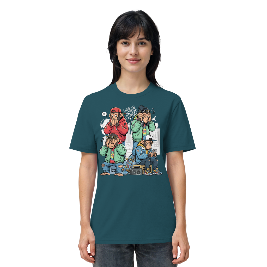 Die vier Stadtaffen - Organic Shirt