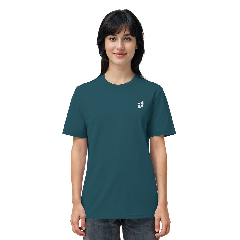 WTF - "Wear The Fair" Print mit besticktem Emblem - Organic Shirt