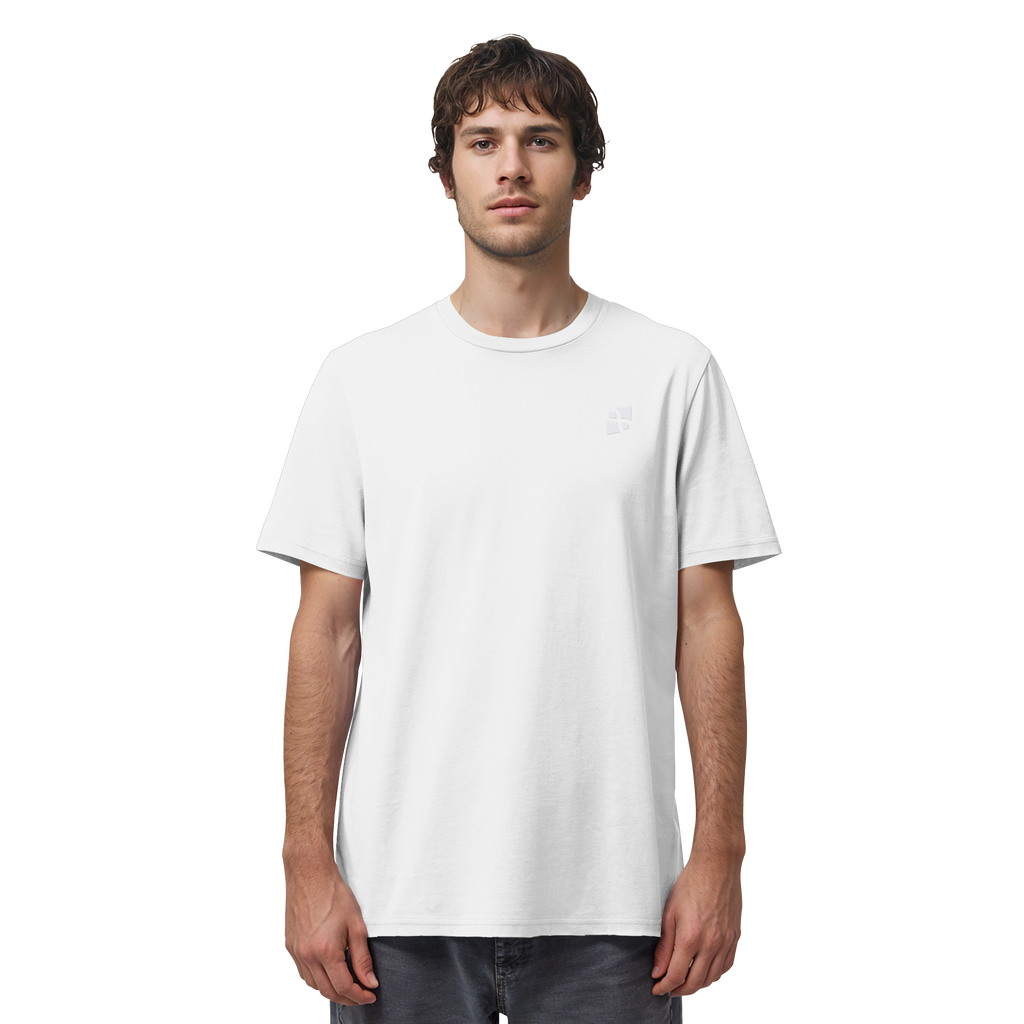 Tannenhäher mit Zirbelnuss + Emblem Stick - Organic Shirt