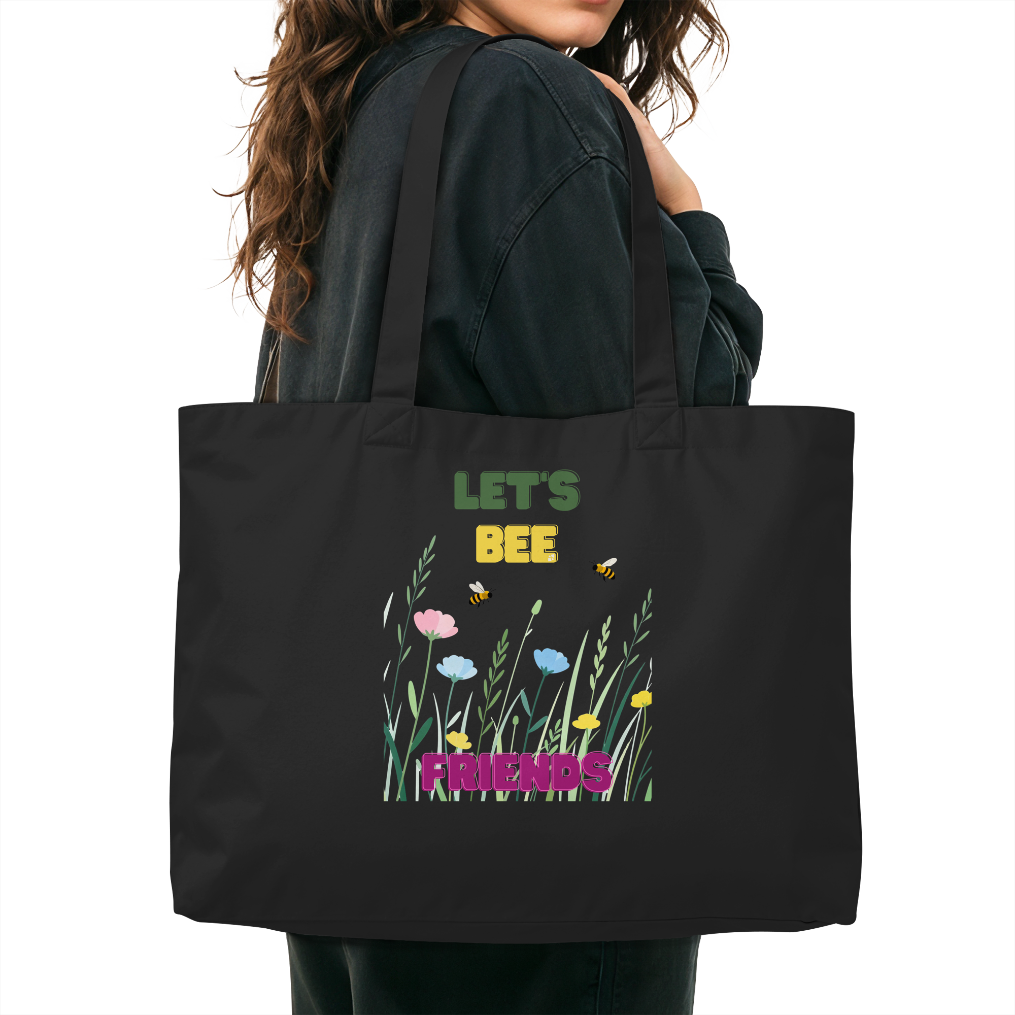 Let's BEE Friends - Organic Shopping-Bag