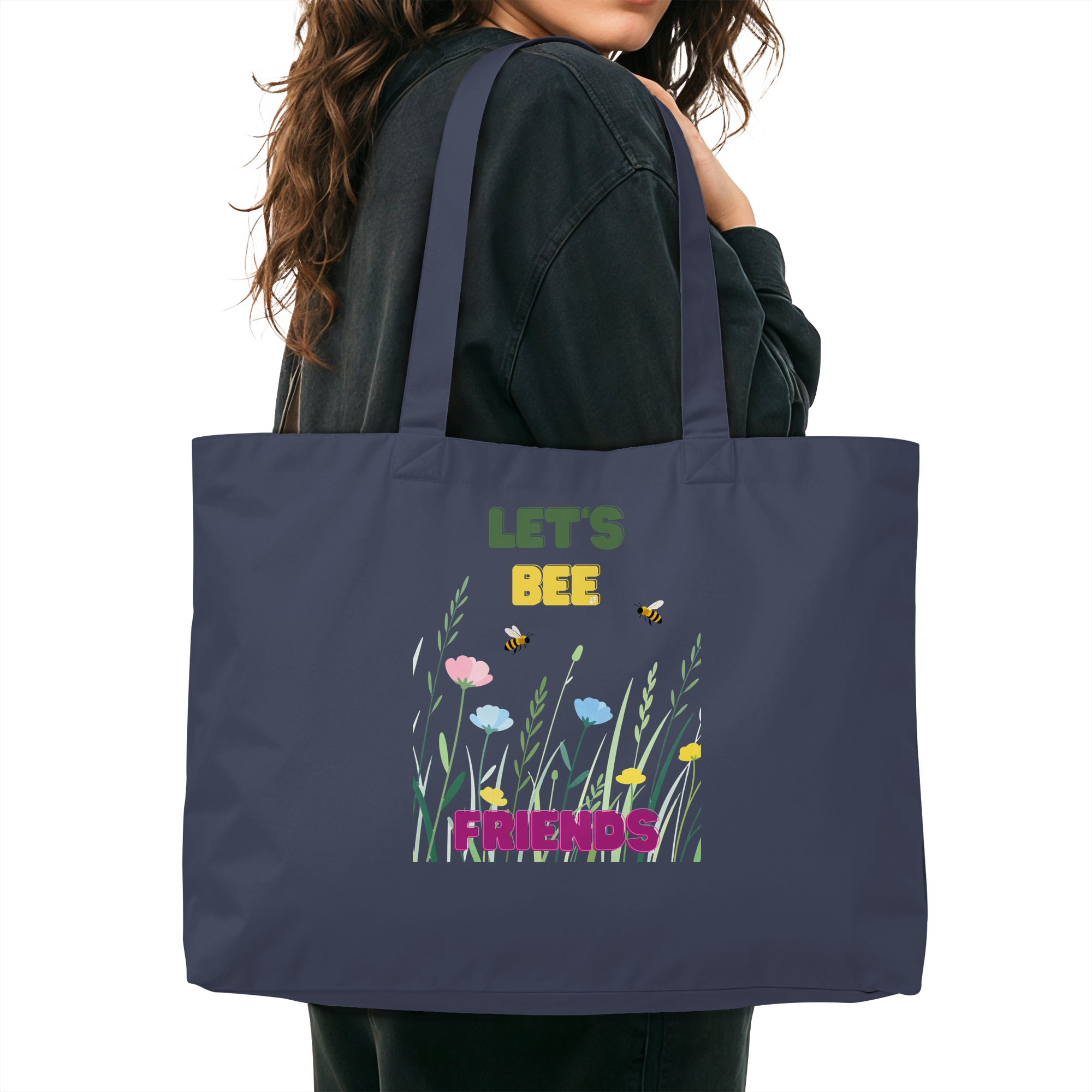 Let's BEE Friends - Organic Shopping-Bag