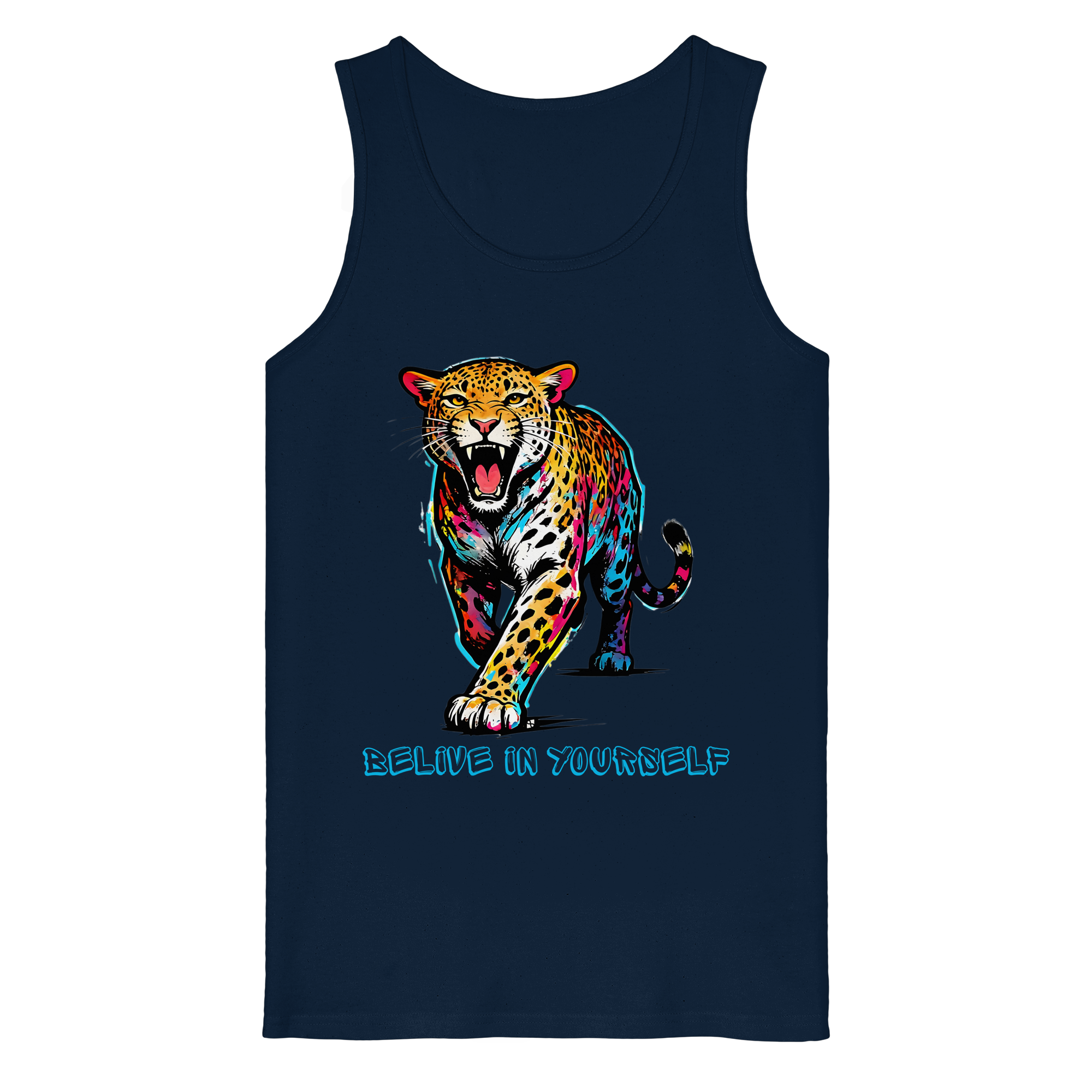 BIY Leopard - Organic Tank Top