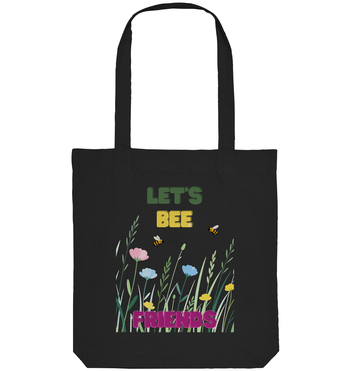 Let's BEE Friends - Organic Tote-Bag