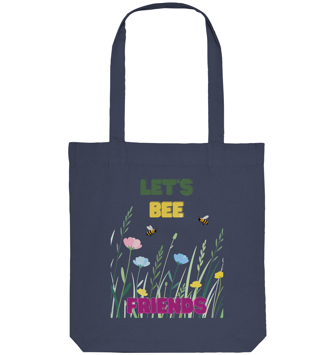 Let's BEE Friends - Organic Tote-Bag