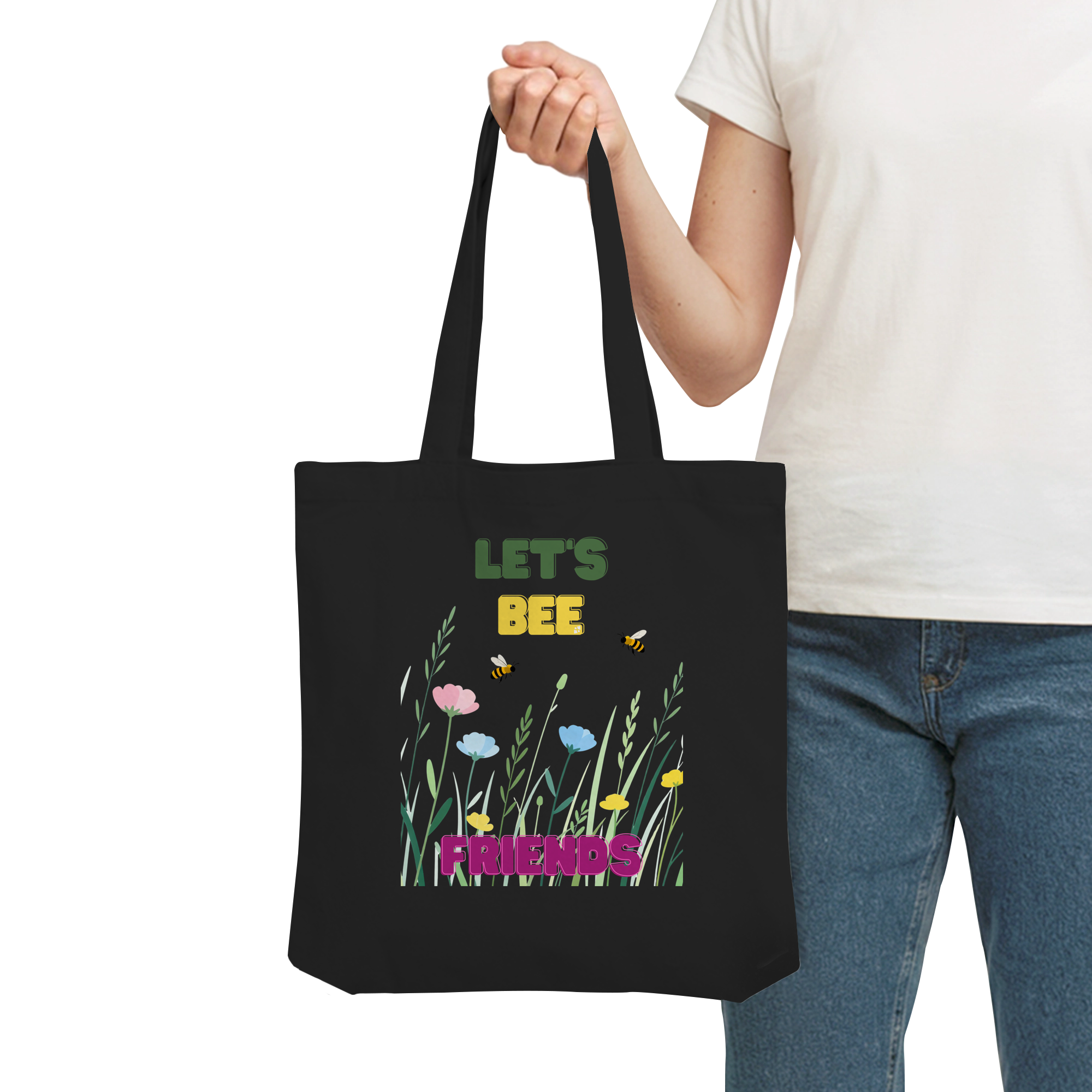 Let's BEE Friends - Organic Tote-Bag