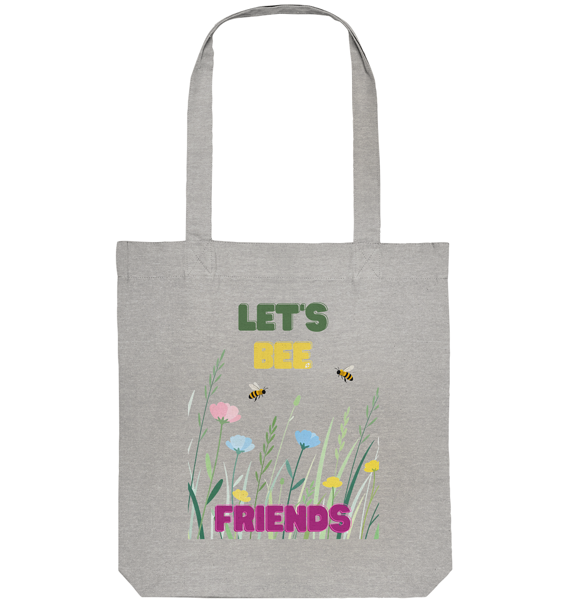 Let's BEE Friends - Organic Tote-Bag