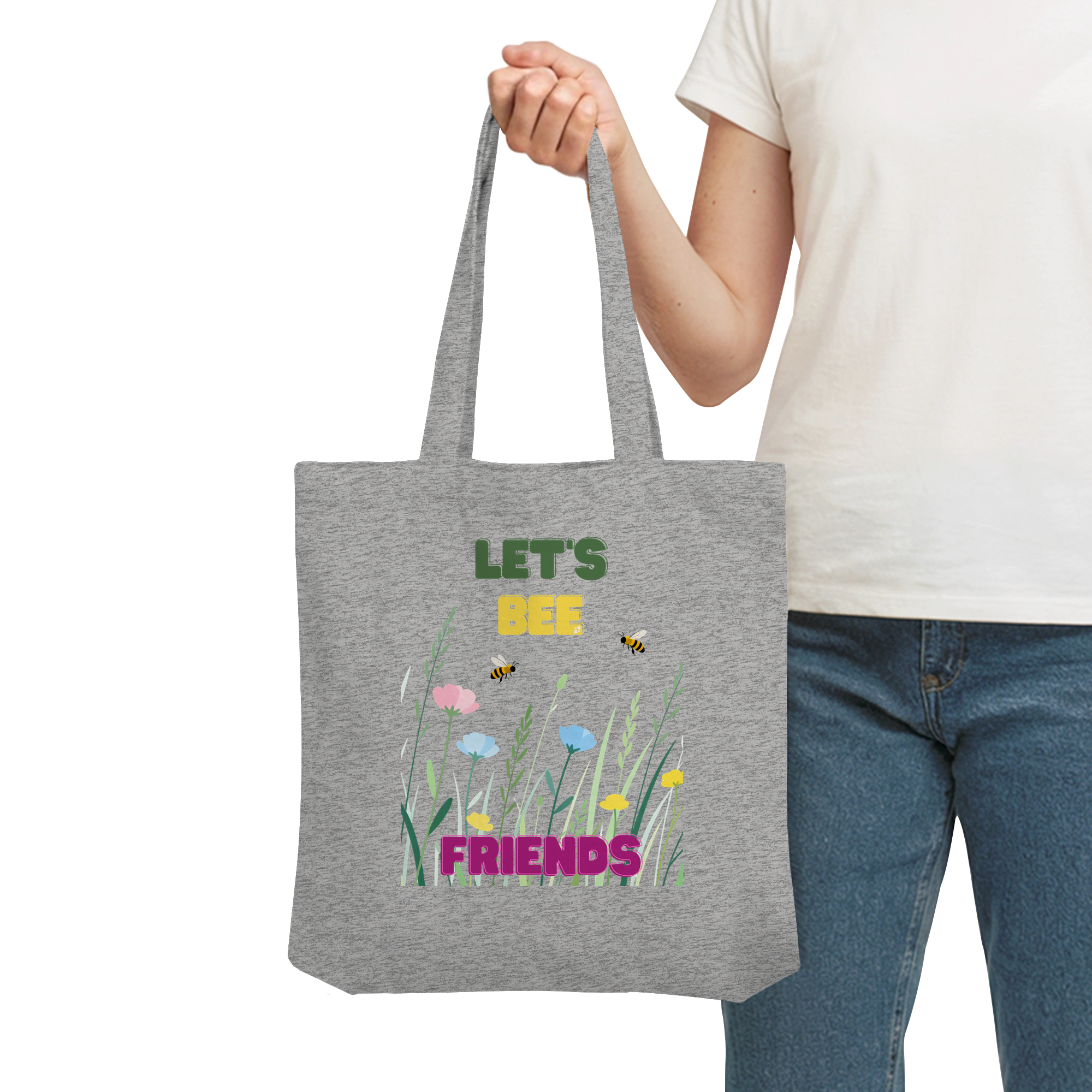Let's BEE Friends - Organic Tote-Bag