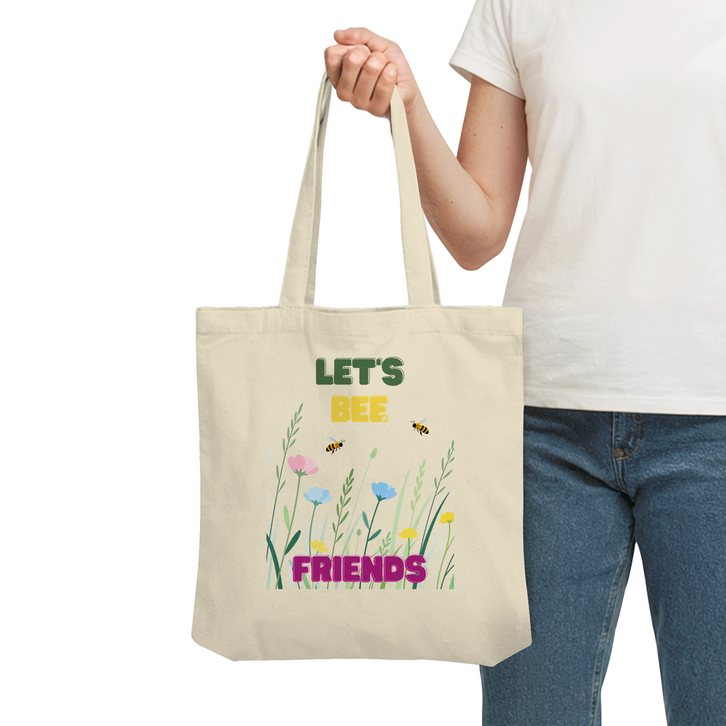 Let's BEE Friends - Organic Tote-Bag