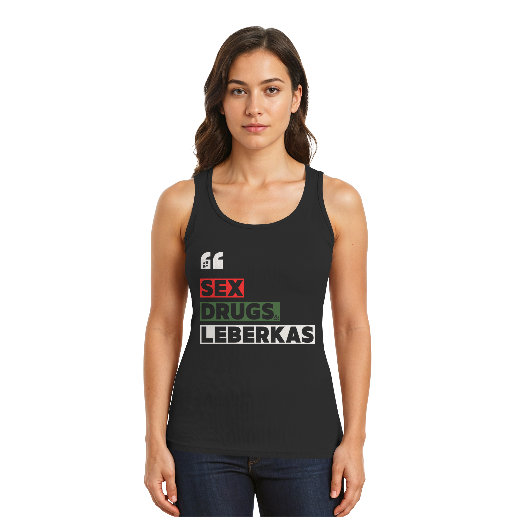 SDL- "SEX DRUGS & LEBERKAS" - Tank-Top