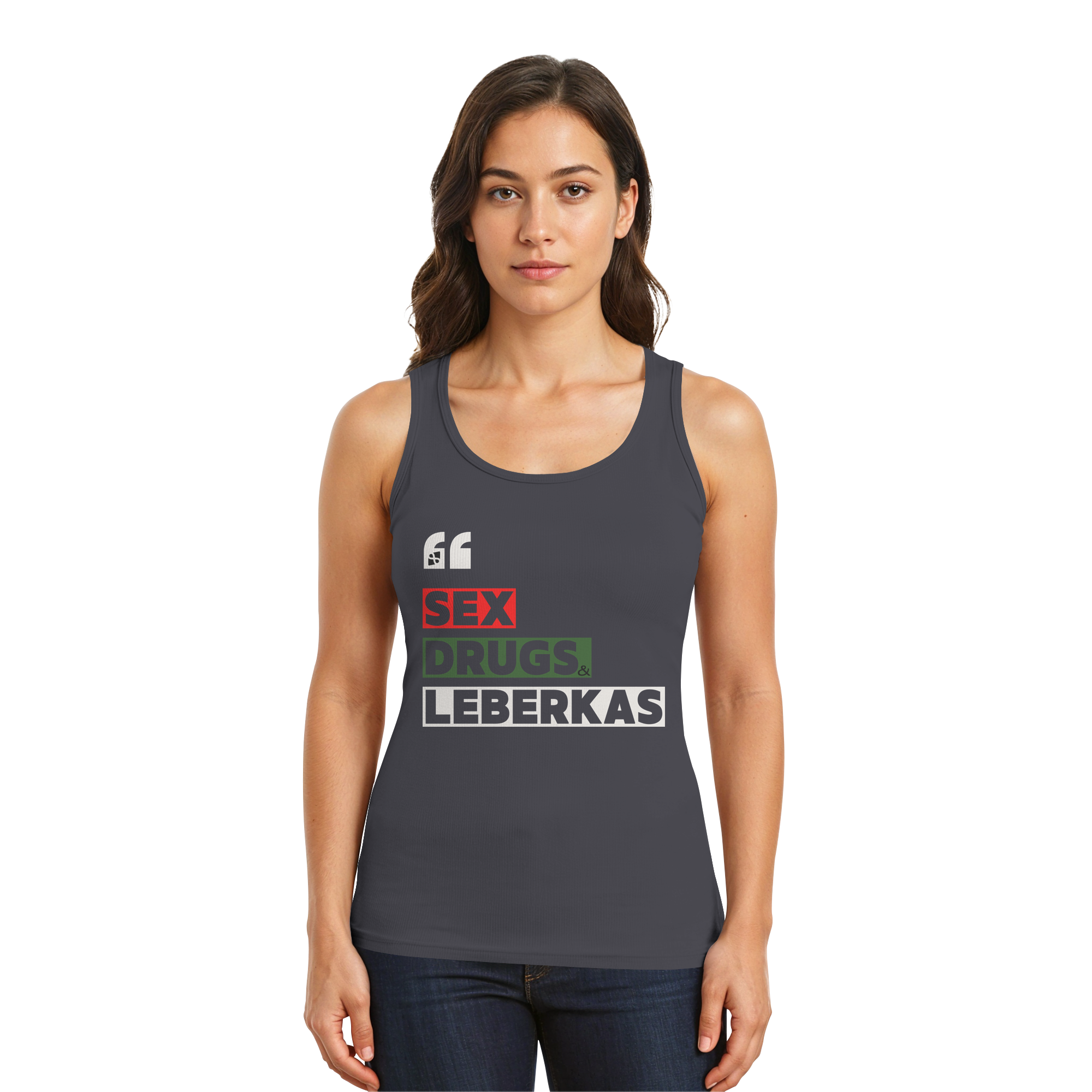 SDL- "SEX DRUGS & LEBERKAS" - Tank-Top