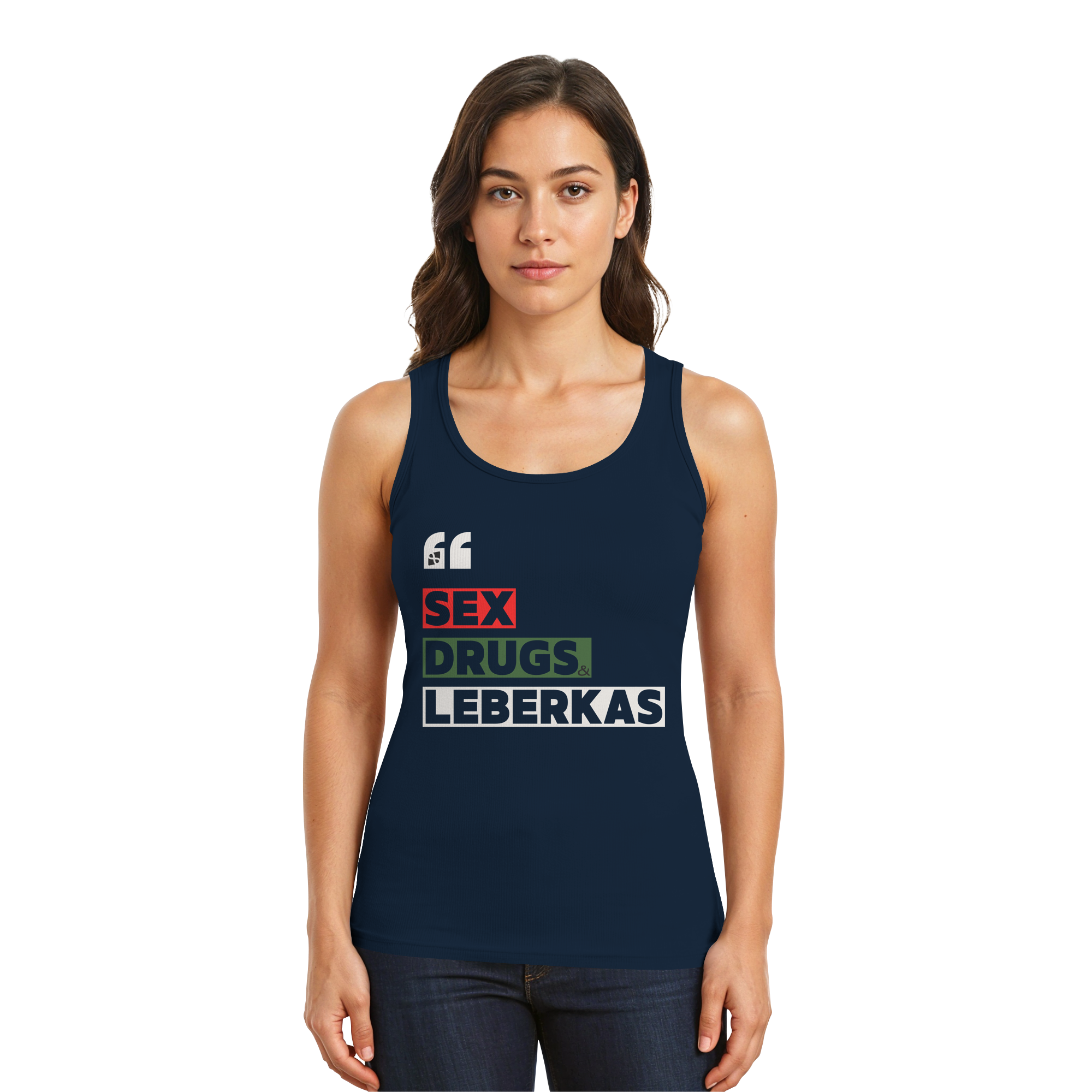 SDL- "SEX DRUGS & LEBERKAS" - Tank-Top