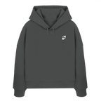 WTF - "Wear The Fair" Print mit besticktem Emblem - Womens Organic Boxcut Hoodie