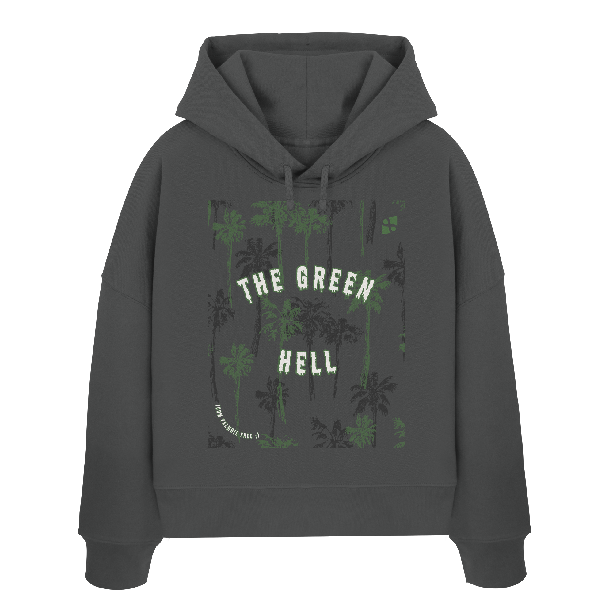 The Green Hell - Womens Organic Boxcut Hoodie