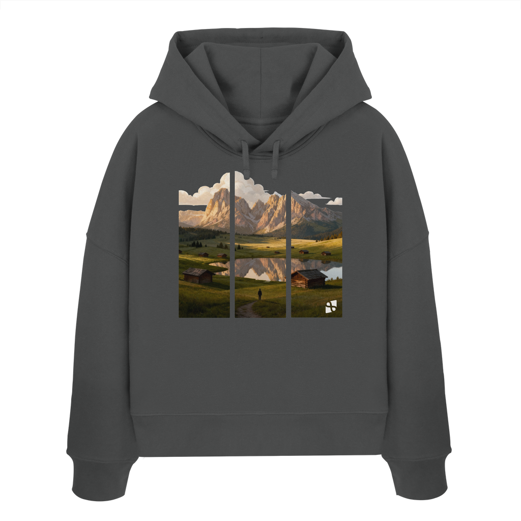 Mountainview - Womens Organic Boxcut Hoodie