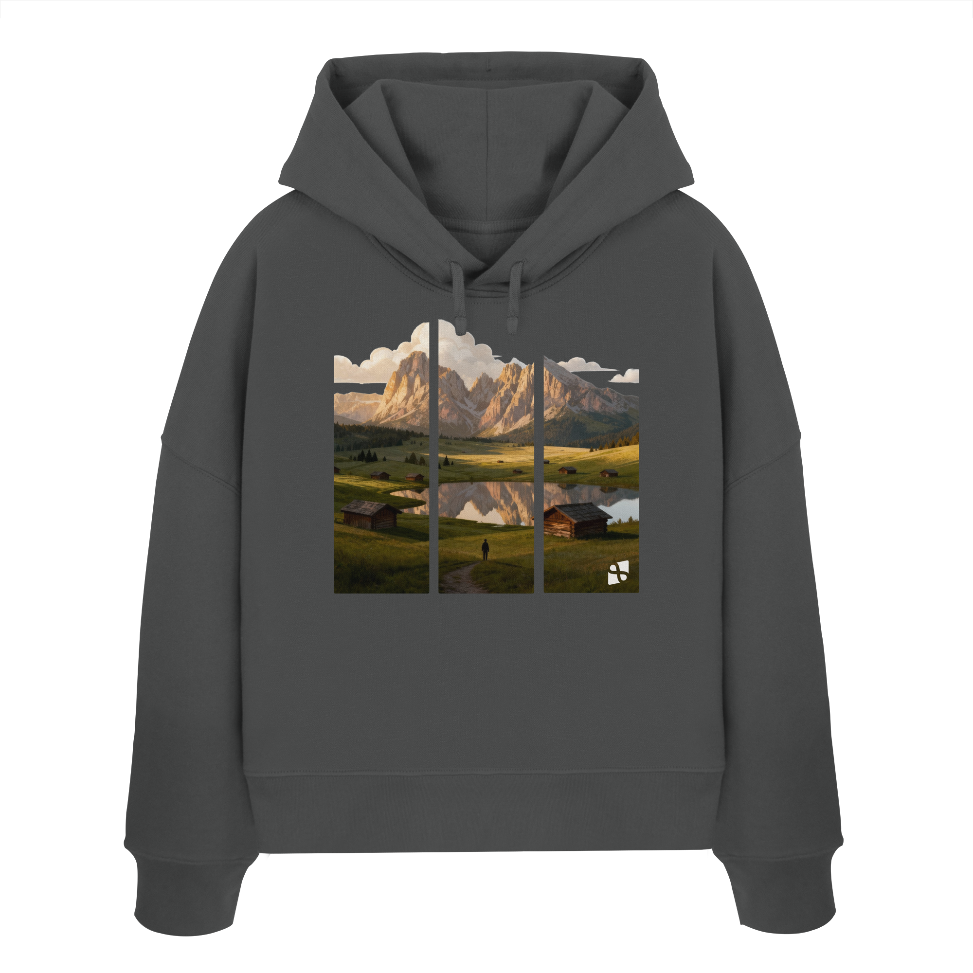 Mountainview - Womens Organic Boxcut Hoodie
