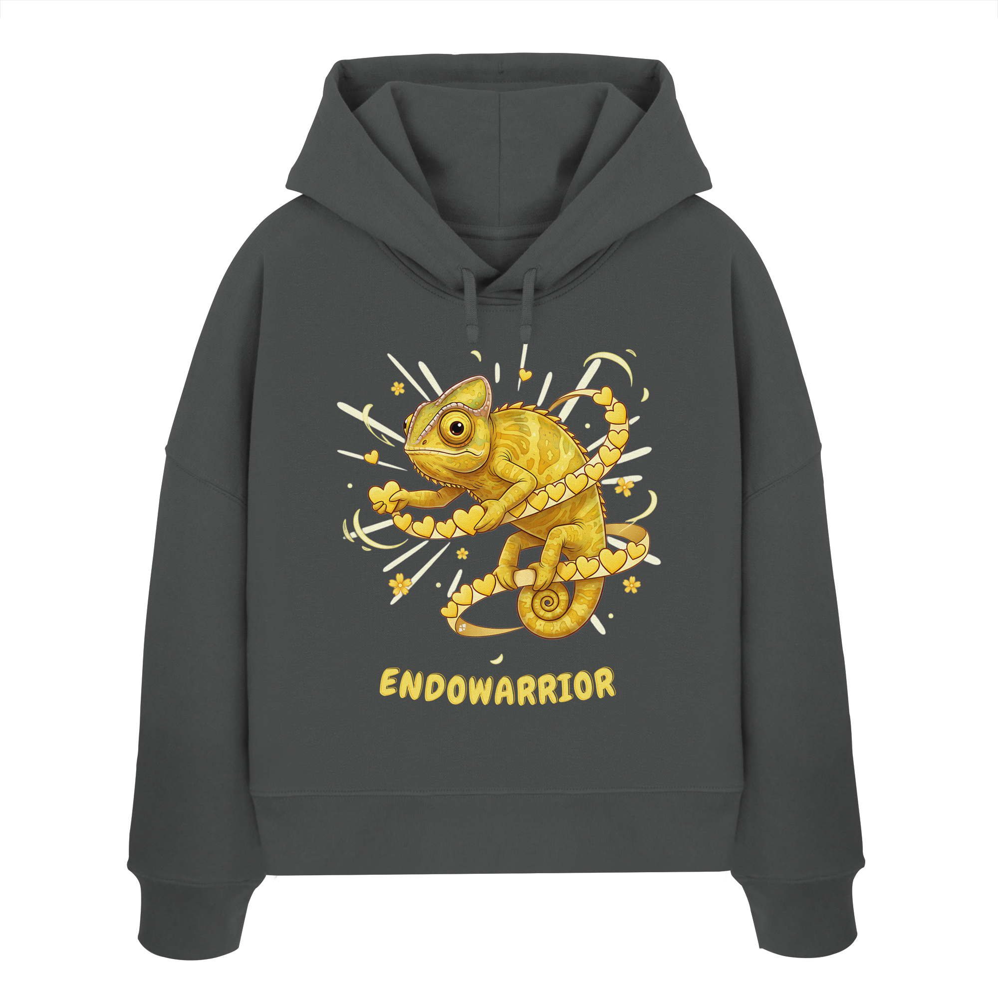 Endowarrior - Womens Organic Boxcut Hoodie