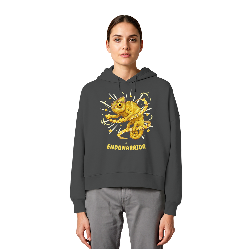 Endowarrior - Womens Organic Boxcut Hoodie