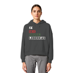 SDL- "SEX DRUGS & LEBERKAS" - Womens Organic Boxcut Hoodie