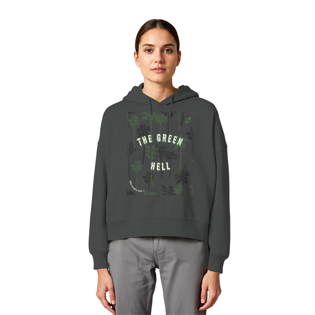 The Green Hell - Womens Organic Boxcut Hoodie