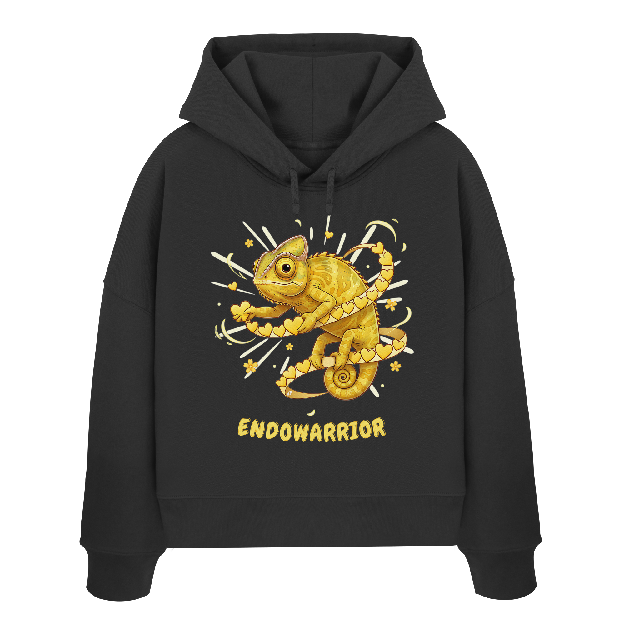 Endowarrior - Womens Organic Boxcut Hoodie